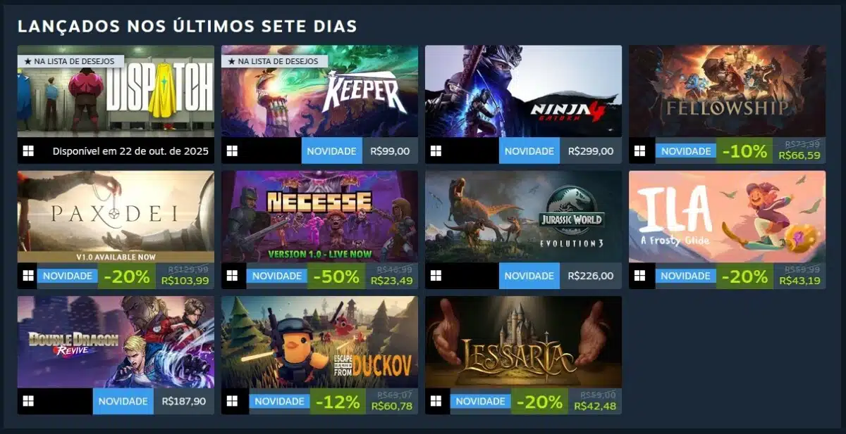 Steam libera Calendário Pessoal para facilitar a vida de quem acompanha lançamentos de jogos - Imagem do artigo original